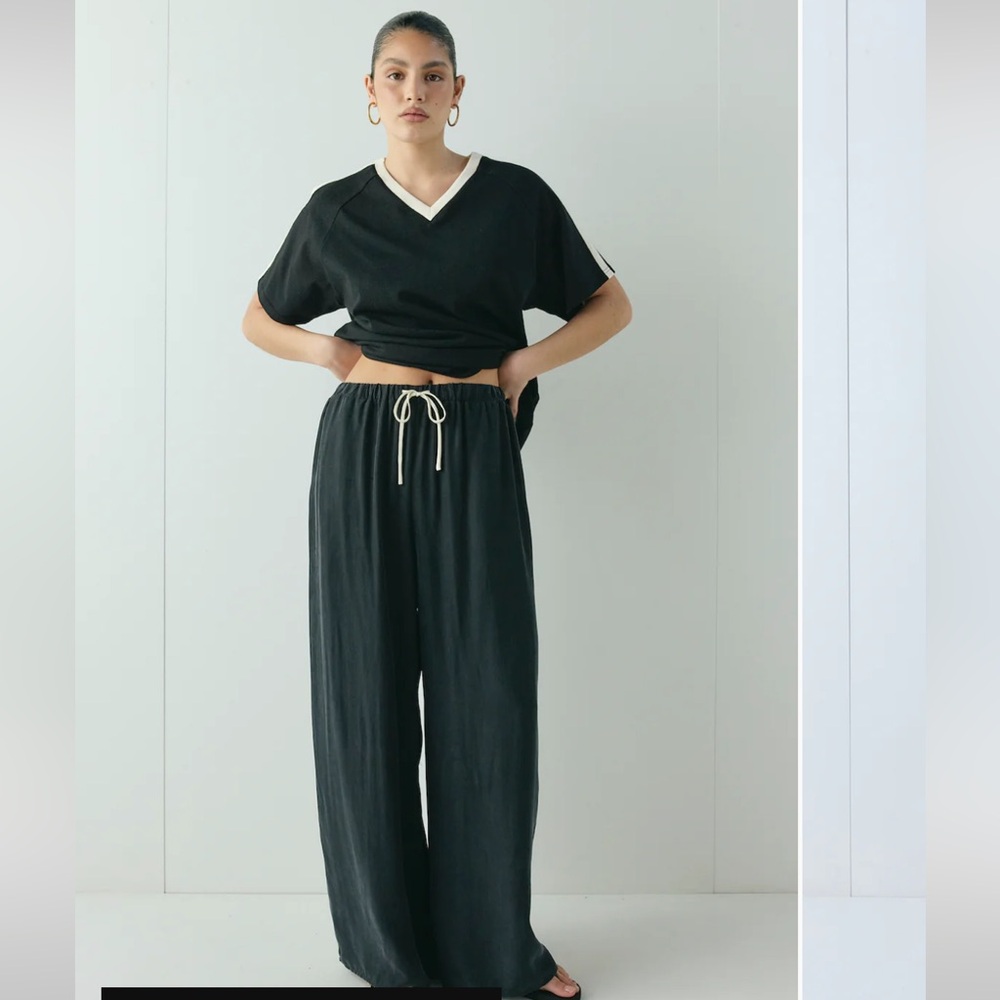 VRG GRL moonscapes pant in black